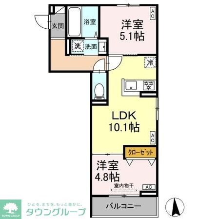セレスティア六町IIの物件間取画像